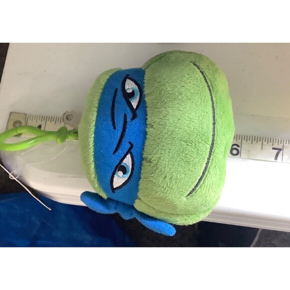 Teenage Mutant Ninja Turtles Leonardo Zip Coin Pouch Keychain NEW 5.5” - Picture 5 of 5